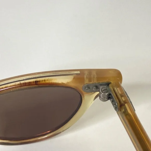 VTG Cateye Sunglasses Gold S/C-USA 40-20 Child 50s Atomic Retro MCM Mid Century - Picture 11 of 12